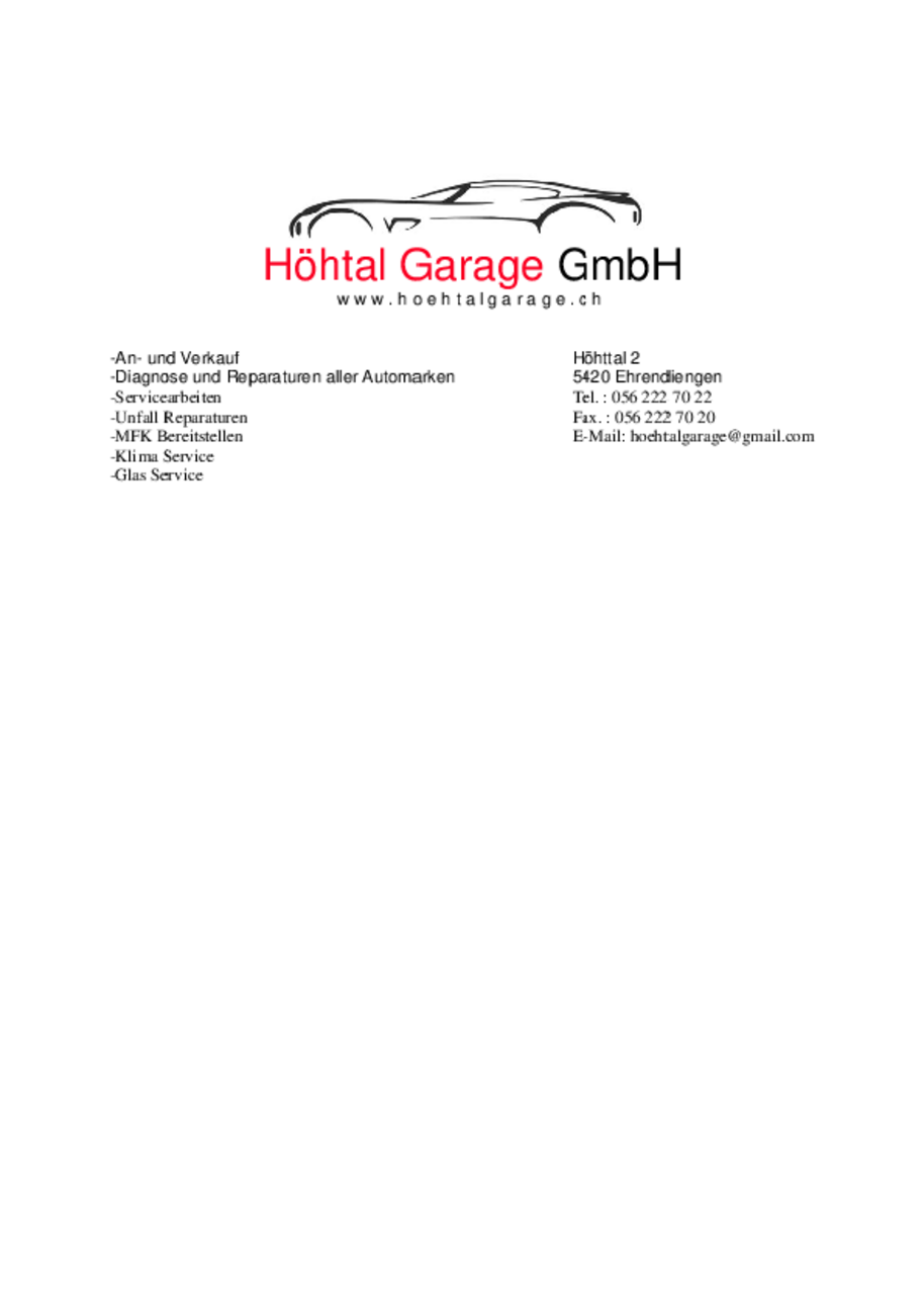 Höhtal Garage GmbH